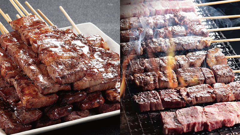 牛串 丸十精肉店 ロゴ画像